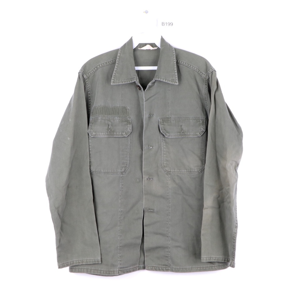 Vtg 60s Streetwear Sanforized Cotton Shirt Jacket